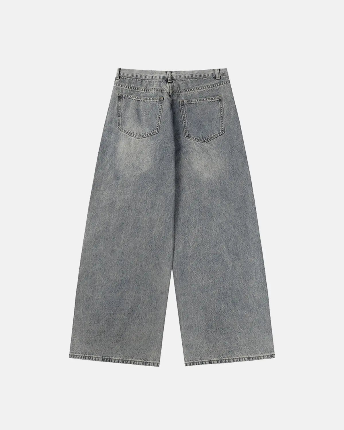 Star Patched Baggy Jeans | Flation Streetwear