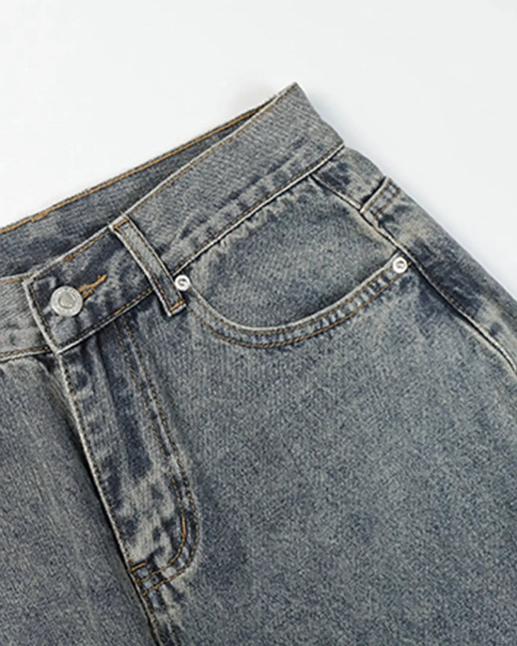 Star Patched Baggy Jeans | Flation Streetwear