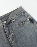 Star Patched Baggy Jeans | Flation Streetwear
