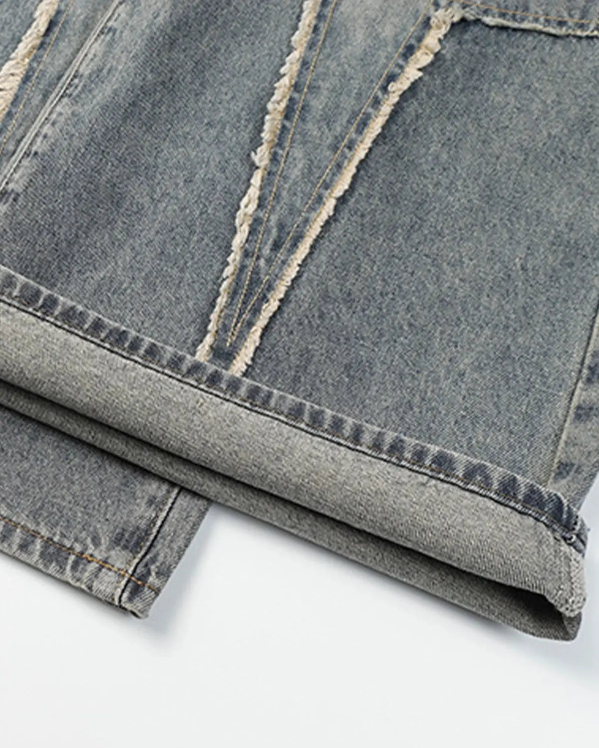 Star Patched Baggy Jeans | Flation Streetwear