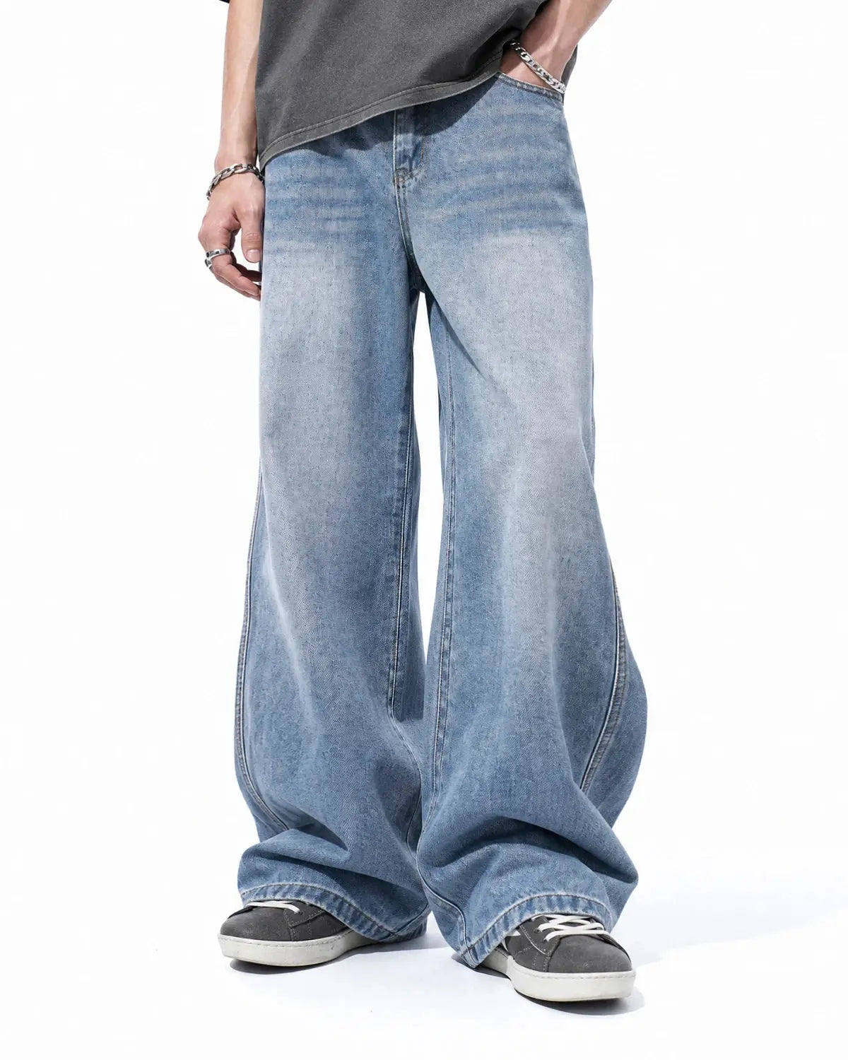 Star Pocket Bootcut Jeans | Flation Streetwear