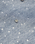 Studded Rhinestone Baggy Jeans | Flation Streetwear