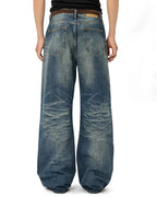 Vintage Distressed Baggy Jeans | Flation Streetwear