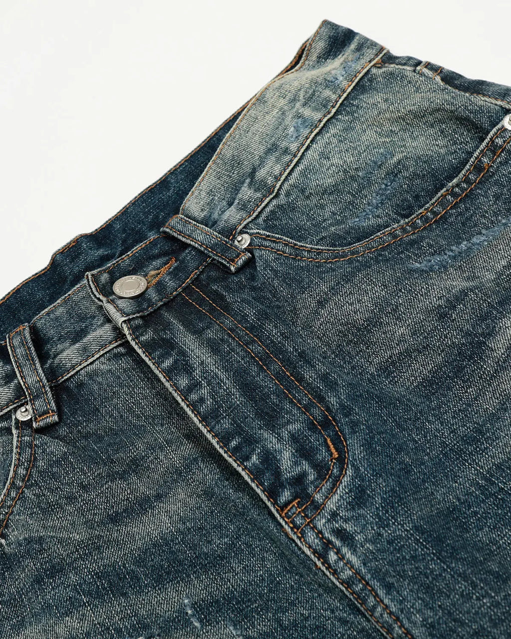 Vintage Distressed Baggy Jeans | Flation Streetwear