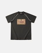 Retro Graphic Printing Raglan Tshirt | Flation Streetwear