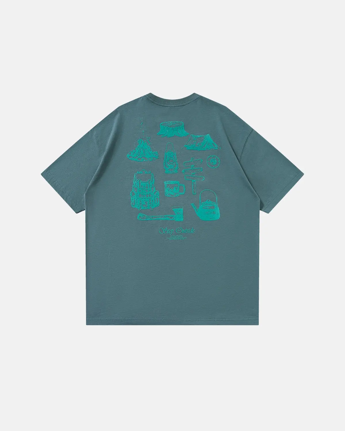 Camping Graphic Cotton Tees | Flation Streetwear