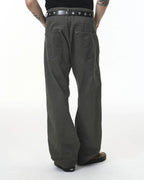 Stitching Flare Baggy Jeans | Flation Streetwear