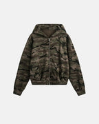 Camouflage Zip Up Jacket | Flation Streetwear