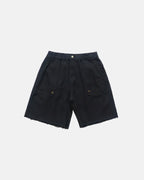 Frayed Hem Camo Knee-Length Shorts | Flation Streetwear