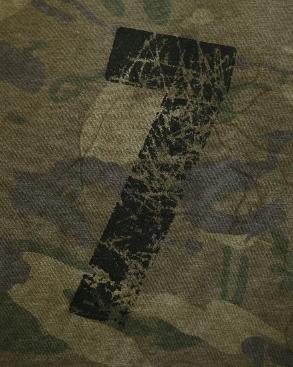 Lace Patchwork Camo Raglan Tees | Flation Streetwear