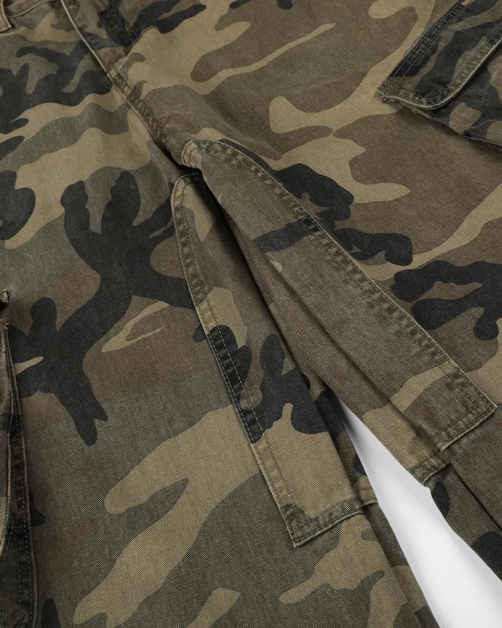 Camo Cargo Barrel Pants | Flation Streetwear