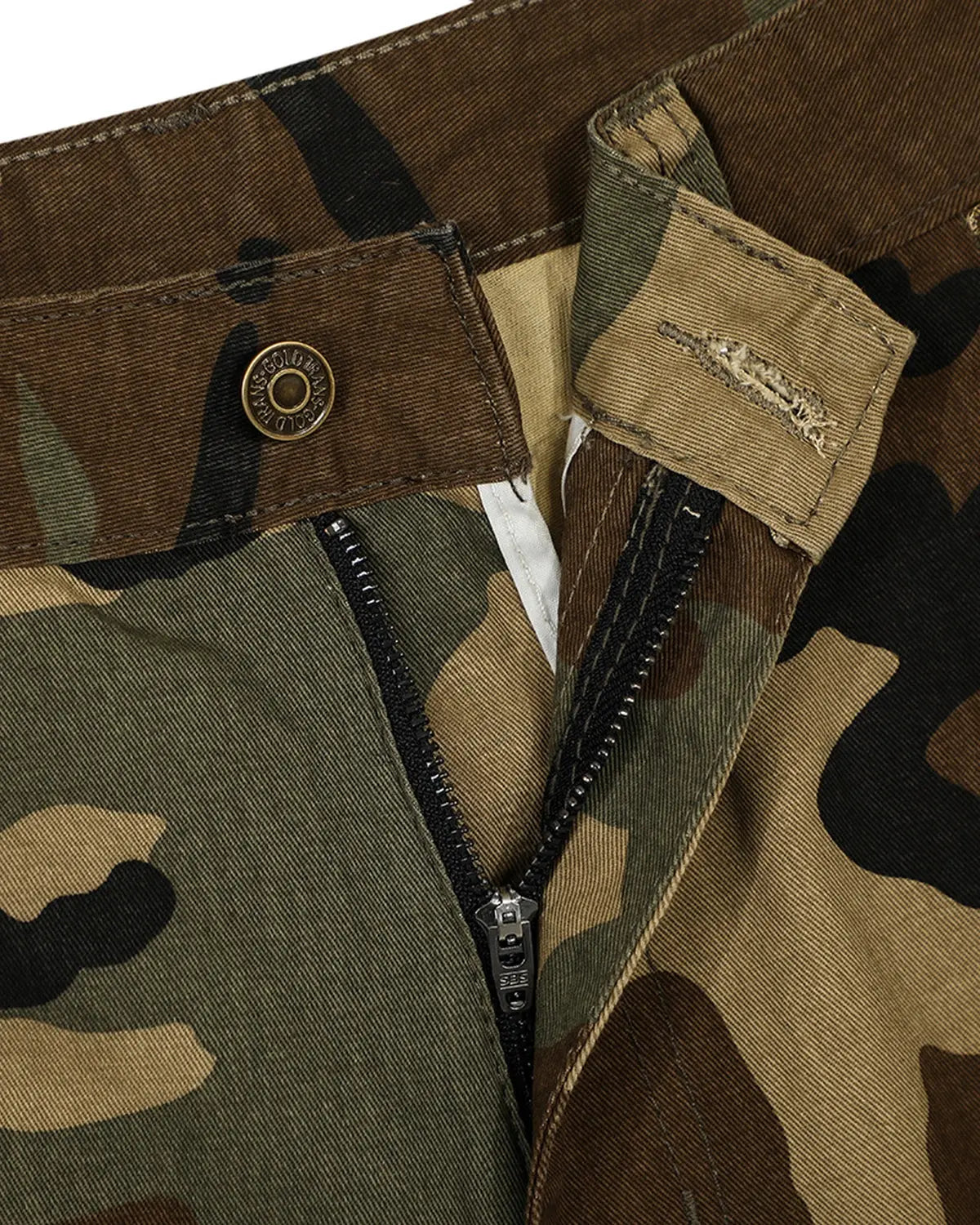 Camo Cargo Longline Shorts | Flation Streetwear