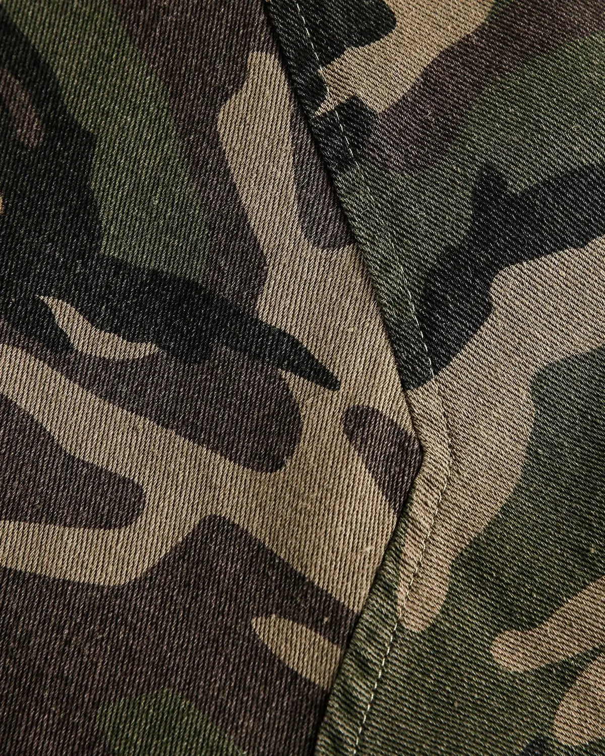 Camo Faux Fur Lined Bomber Jacket | Flation Streetwear