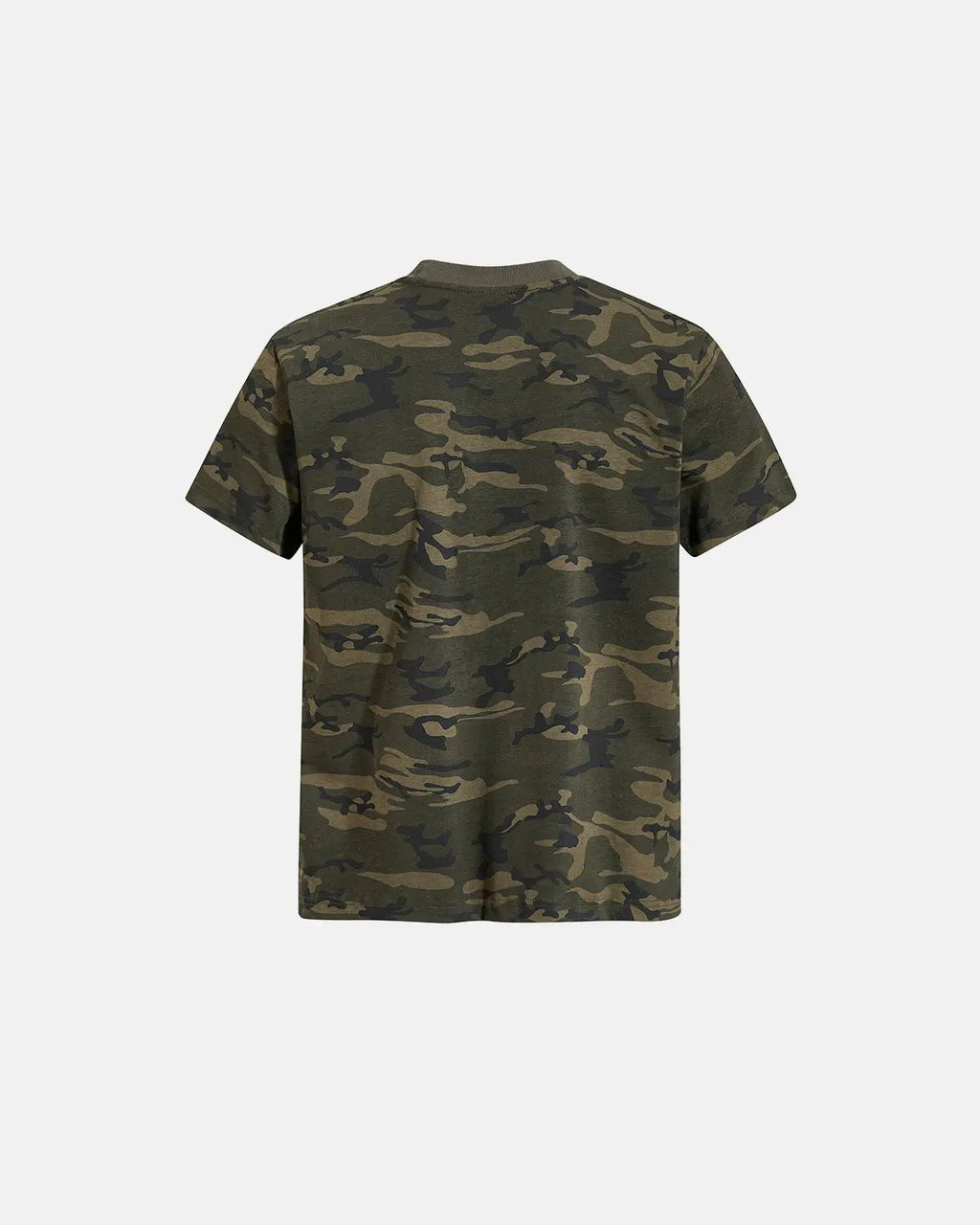 Camo Script Boxy T-Shirt | Flation Streetwear
