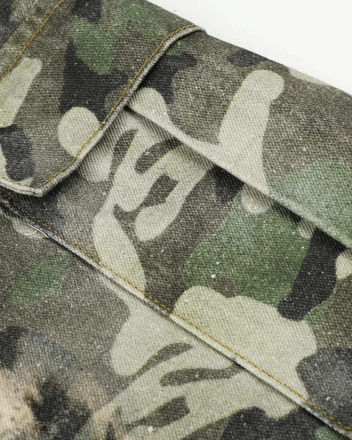 Leopard Camo Cargo Longline Shorts | Flation Streetwear