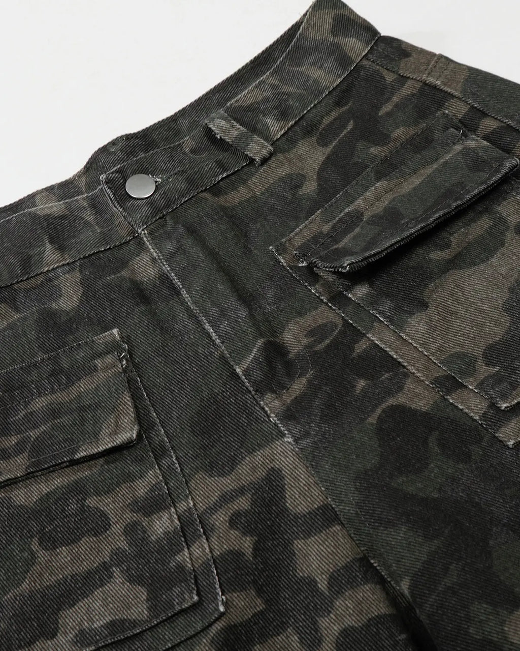 Multi Pockets Camo Cargo Pants | Flation Streetwear