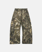 Pink Embroidered Camo Baggy Pants | Flation Streetwear