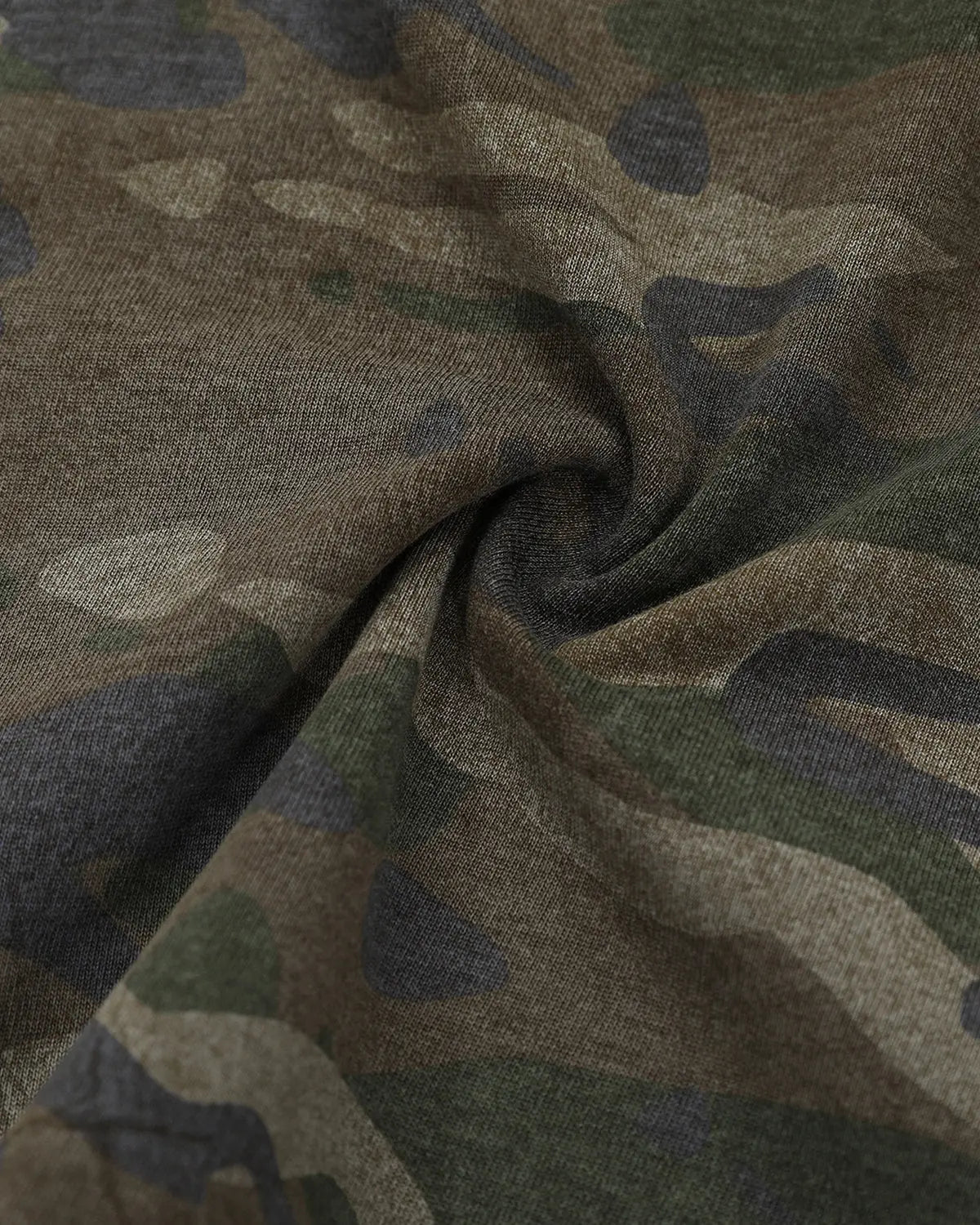 Vintage Camo Patch Graphic T-Shirt | Flation Streetwear