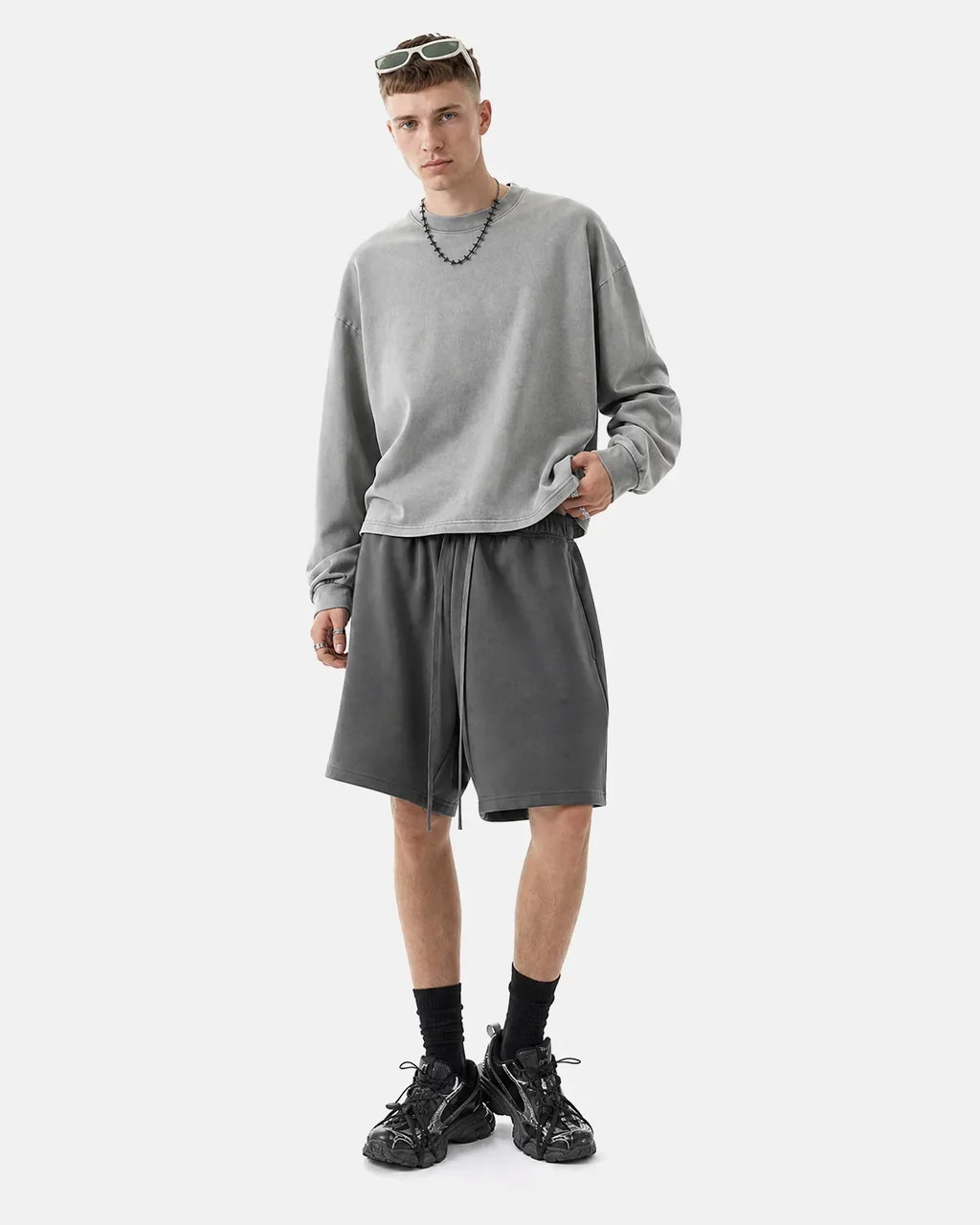 Heavyweight Drawstring Sweat Shorts | Flation Streetwear