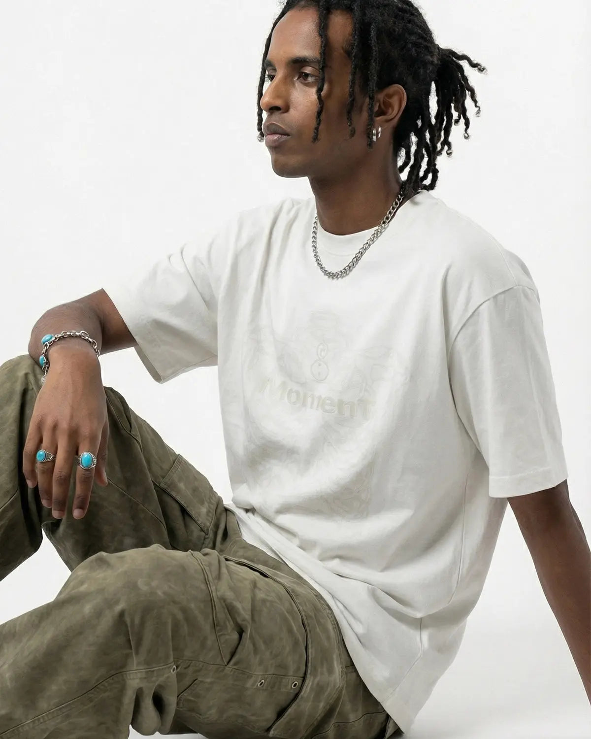 Dual-Effect Graphic Heavyweight Tshirt | Flation Streetwear