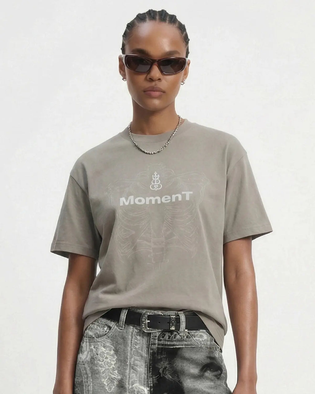 Dual-Effect Graphic Heavyweight Tshirt | Flation Streetwear