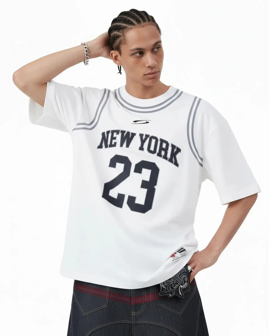 Mock Neck 23 New York Jersey | Flation Streetwear