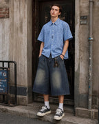 Double Waist Baggy Jorts | Flation Streetwear