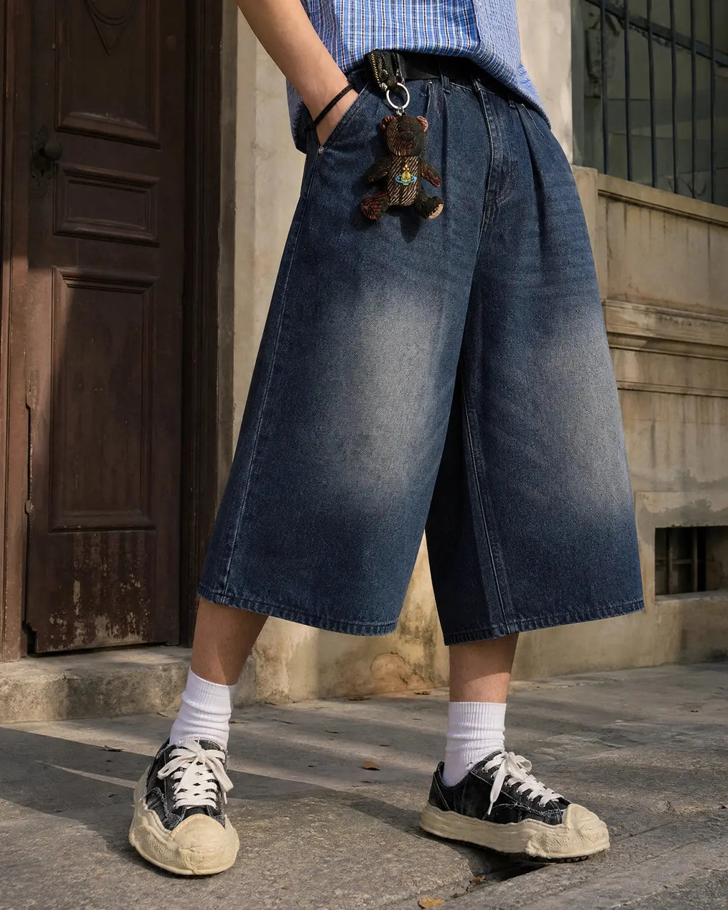 Double Waist Baggy Jorts | Flation Streetwear