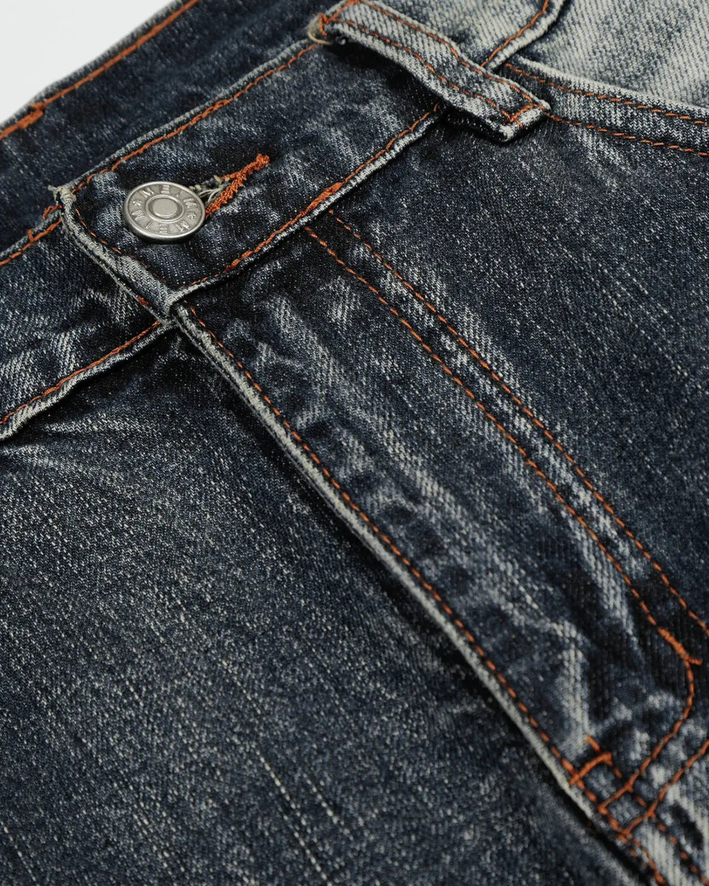 Faded Whisker Baggy Jeans | Flation Streetwear