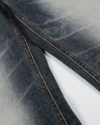 Faded Whisker Baggy Jeans | Flation Streetwear