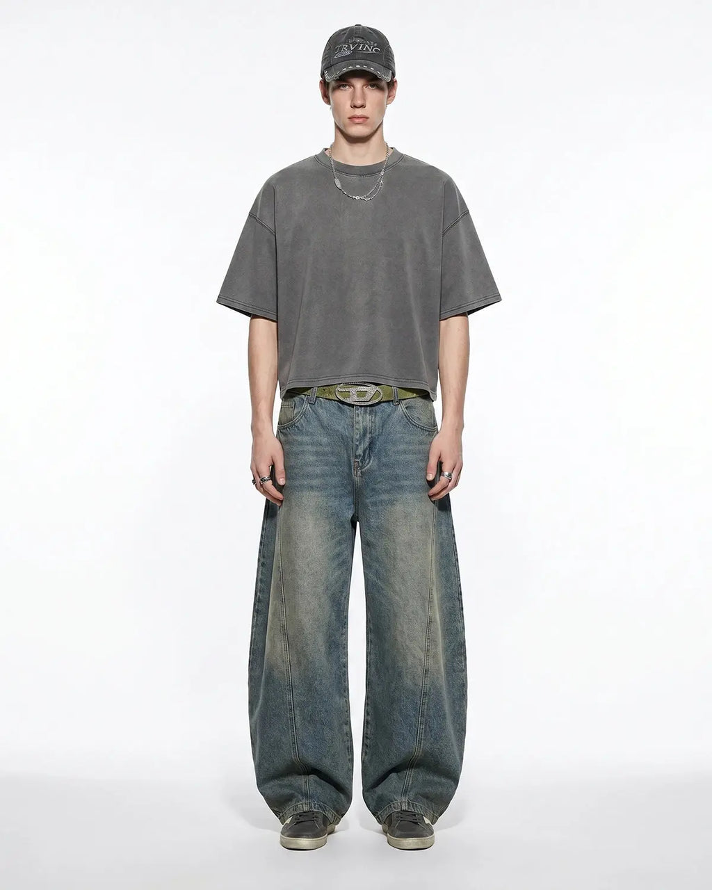 Distressed Boxy Washed Tees | Flation Streetwear