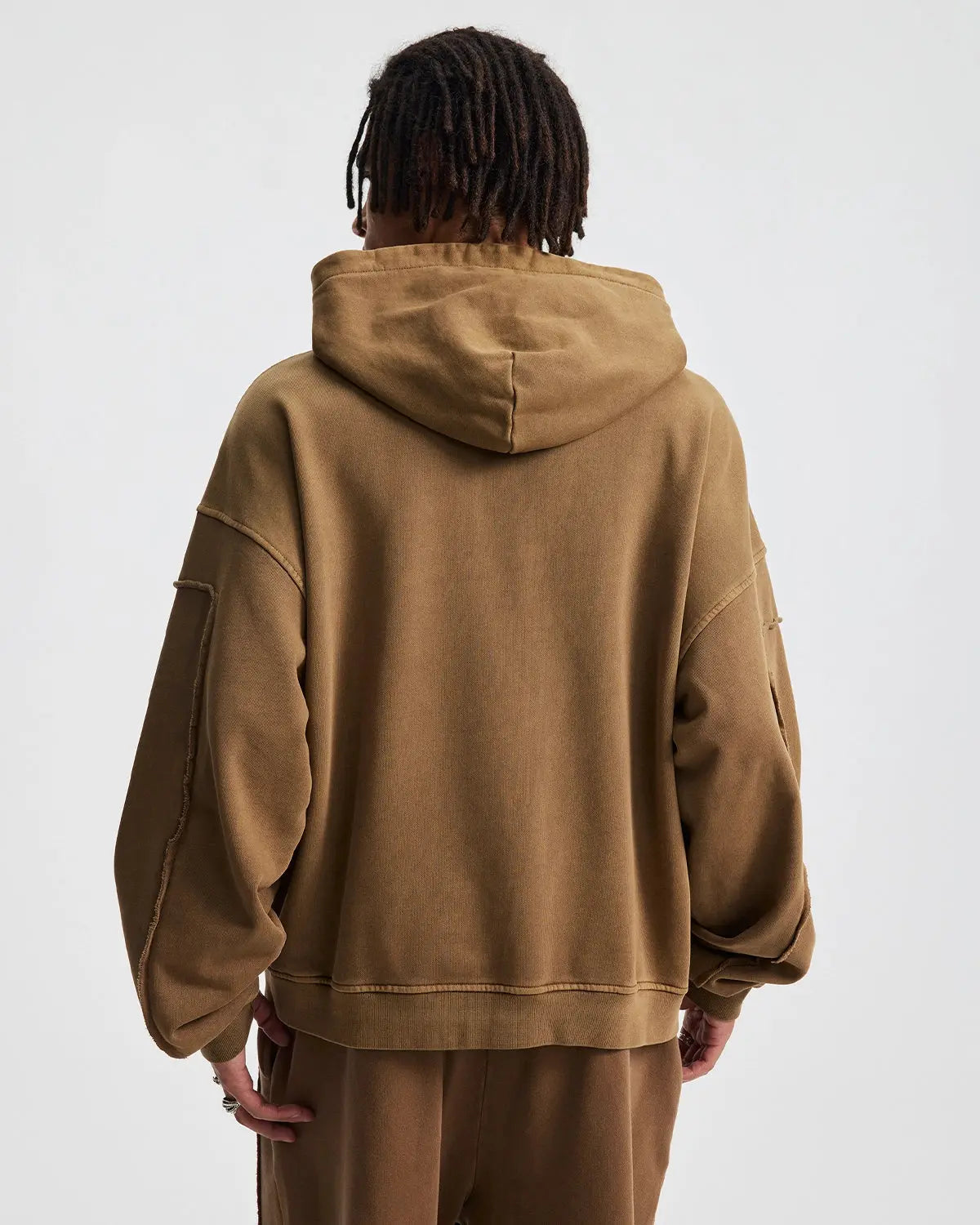 Acid Wash Stitching Zip Up Hoodies | Flation Streetwear