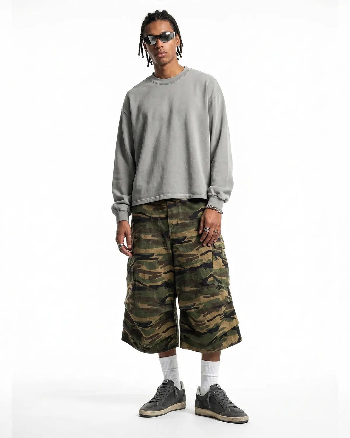 Distressed Washed Long Sleeve Tees | Flation Streetwear