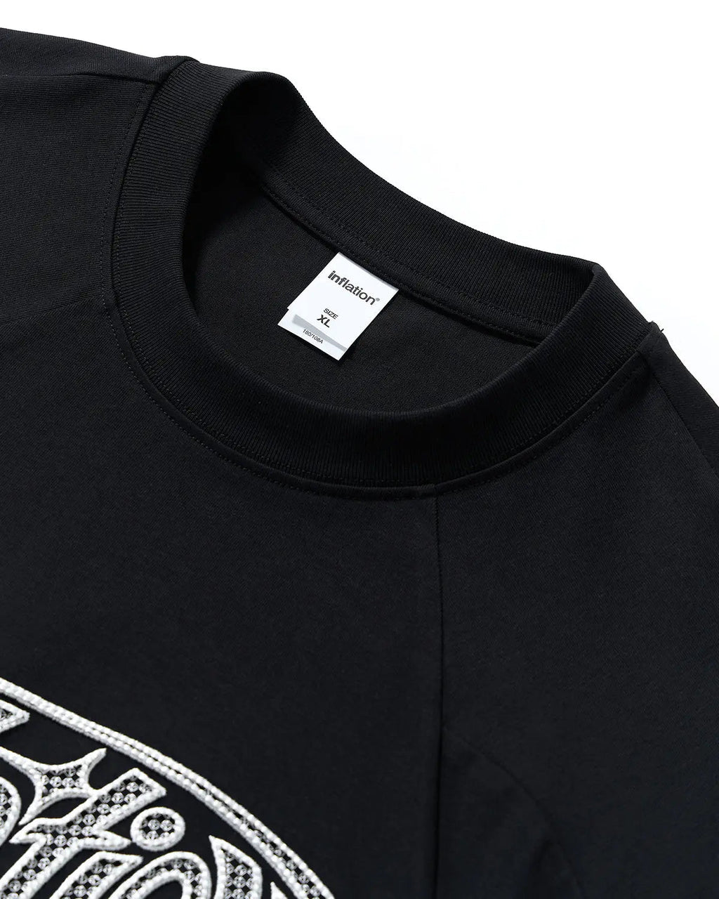 Hollow Embroidered Graphic T-Shirt | Flation Streetwear