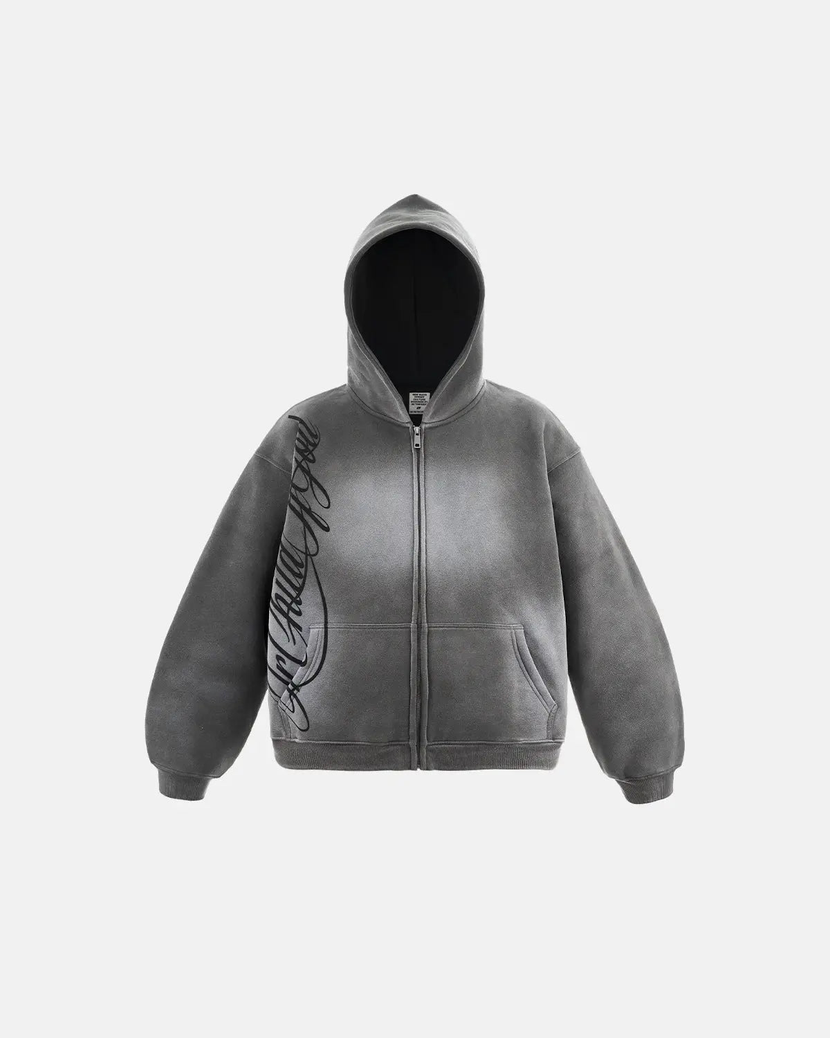 Acid Wash Zip Up Hoodies | Flation Streetwear