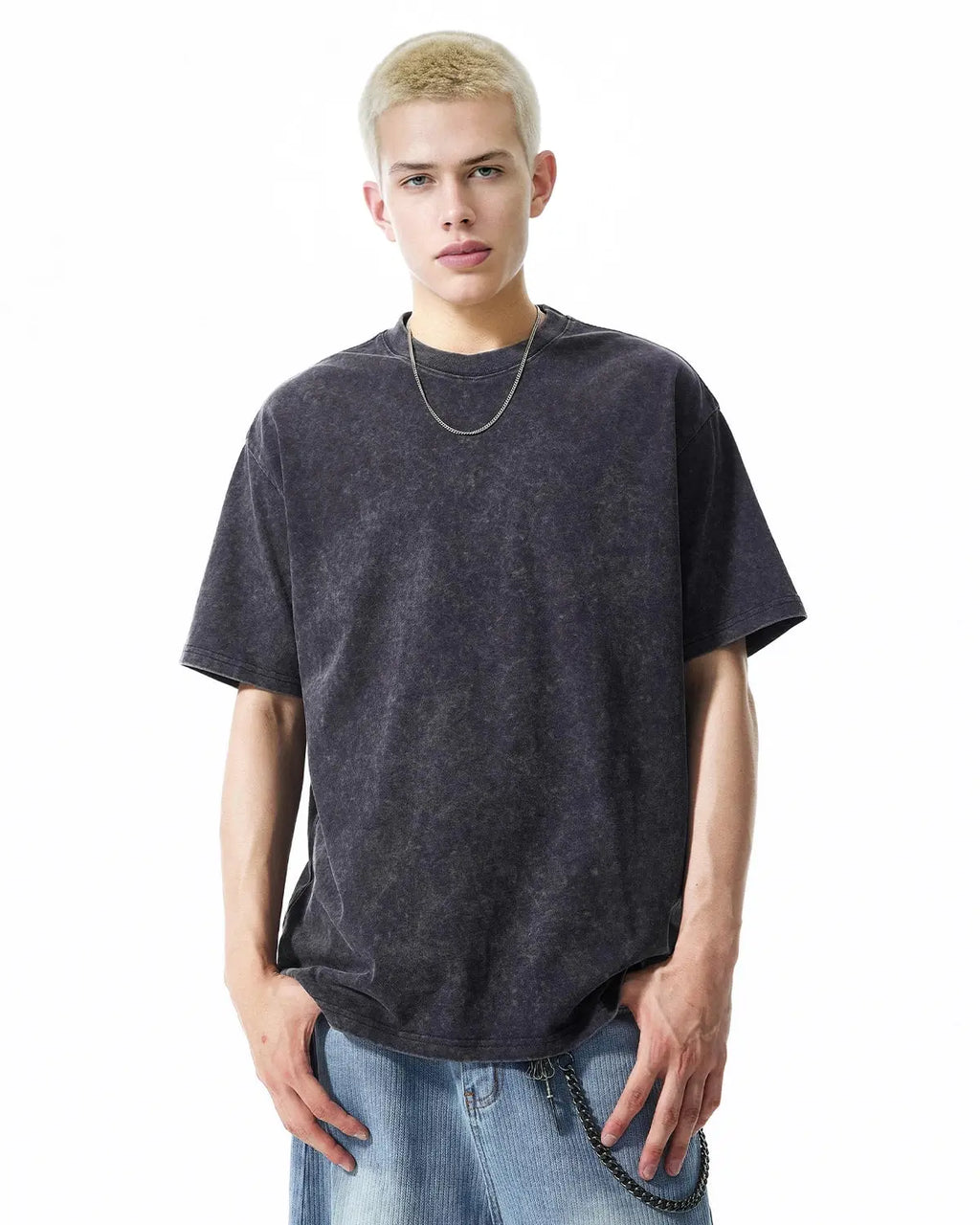 Snow Flakes Wash Tees | Flation Streetwear