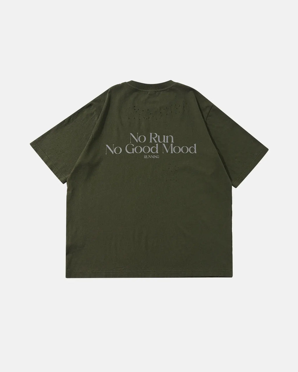 Distressed Reflective Washed T-Shirt | Flation Streetwear
