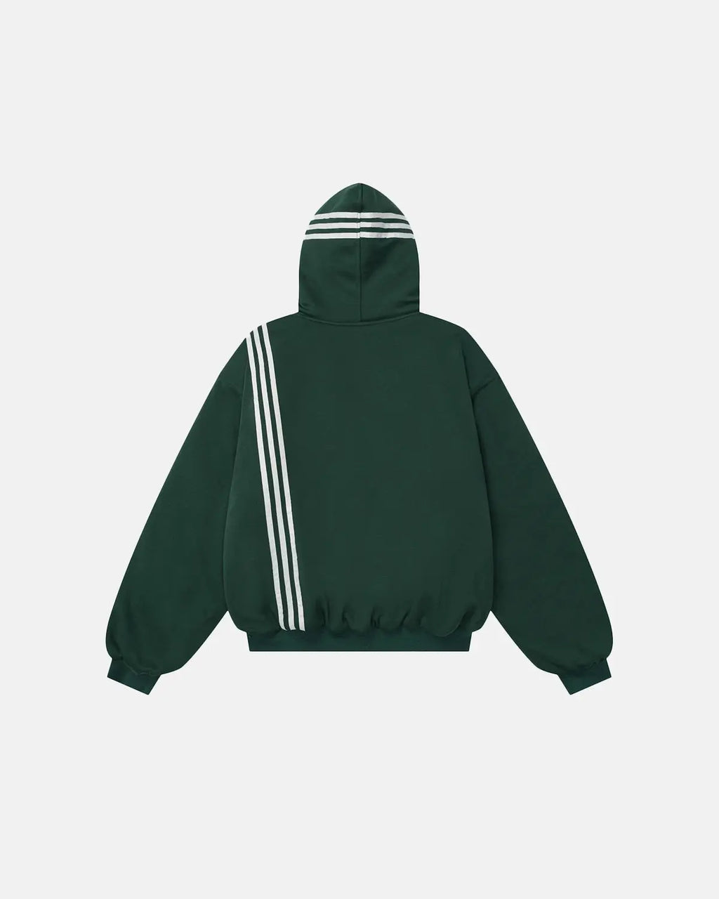 Gothic Striped Hooded Bomber Jacket  | Flation Streetwear