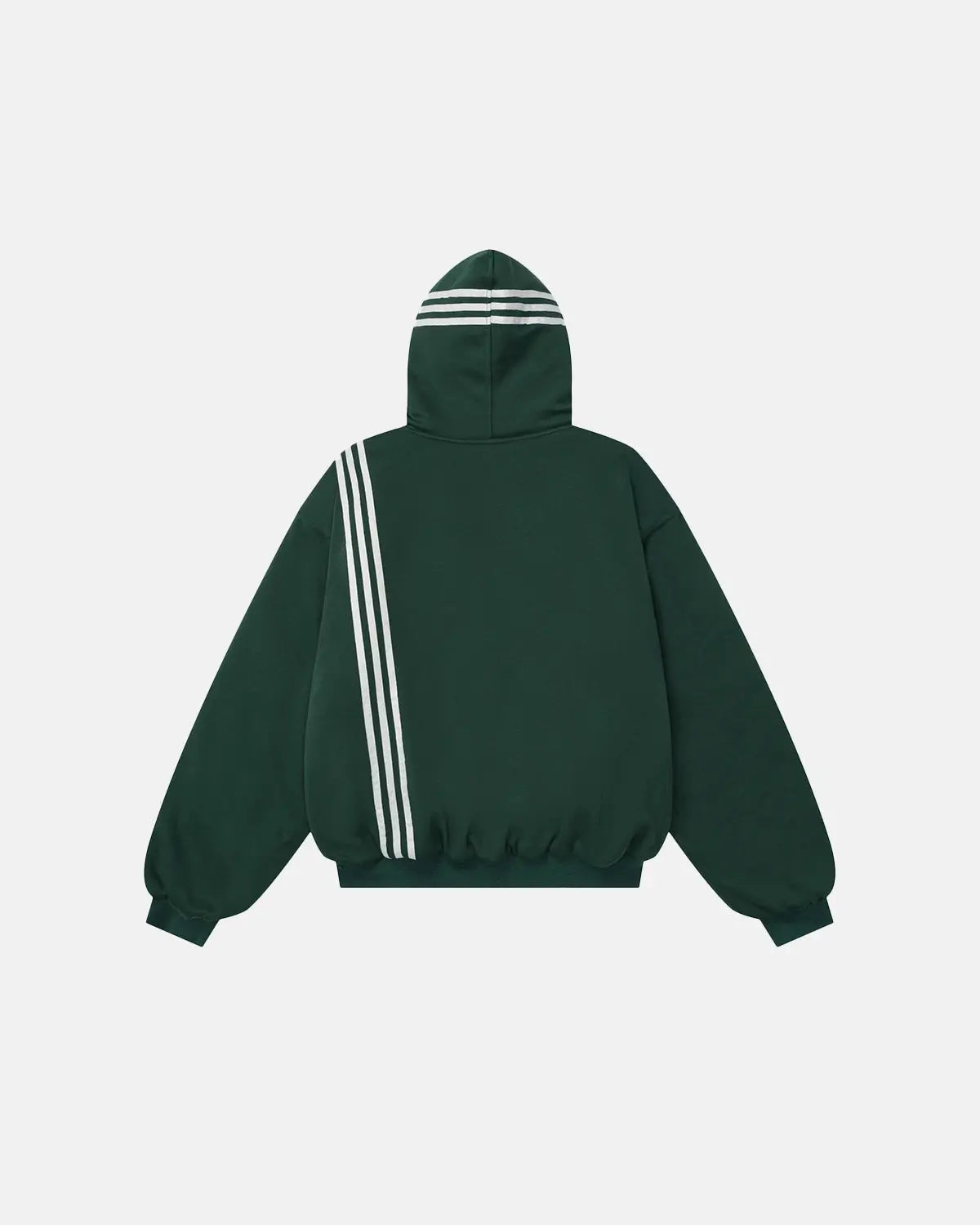 Gothic Striped Hooded Bomber Jacket  | Flation Streetwear