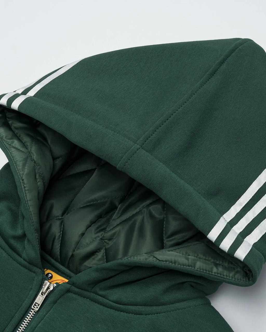 Gothic Striped Hooded Bomber Jacket  | Flation Streetwear
