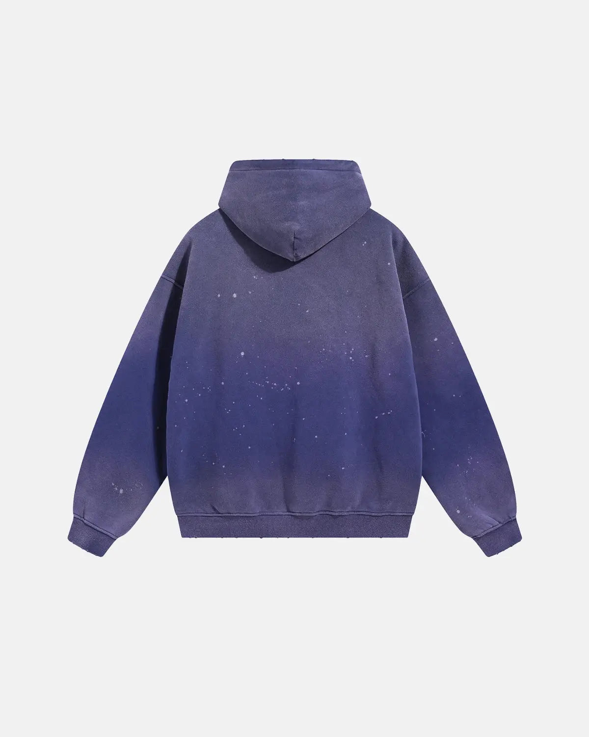 Acid Washed Ripped Fleece Hoodies | Flation Streetwear