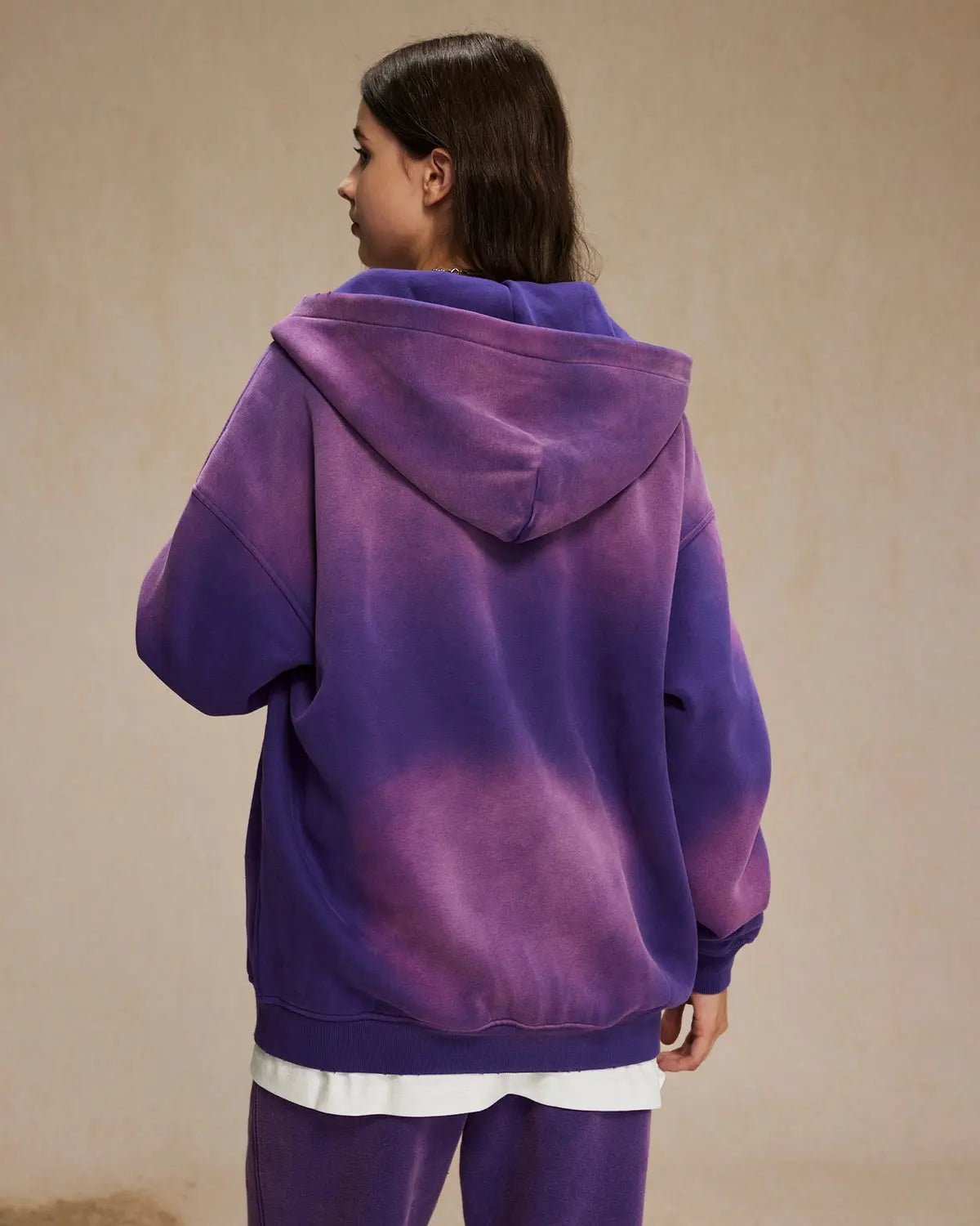 Flation Monkey Wash Zip Up Hooded Jacket