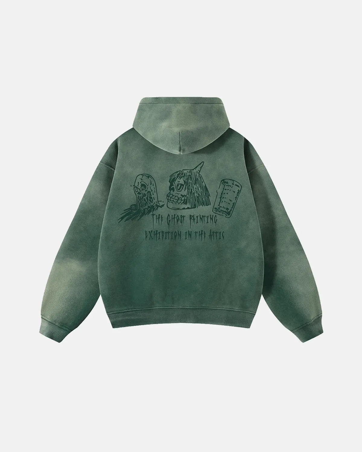 Graphic Monkey Wash Zip Up Hoodies | Flation Streetwear