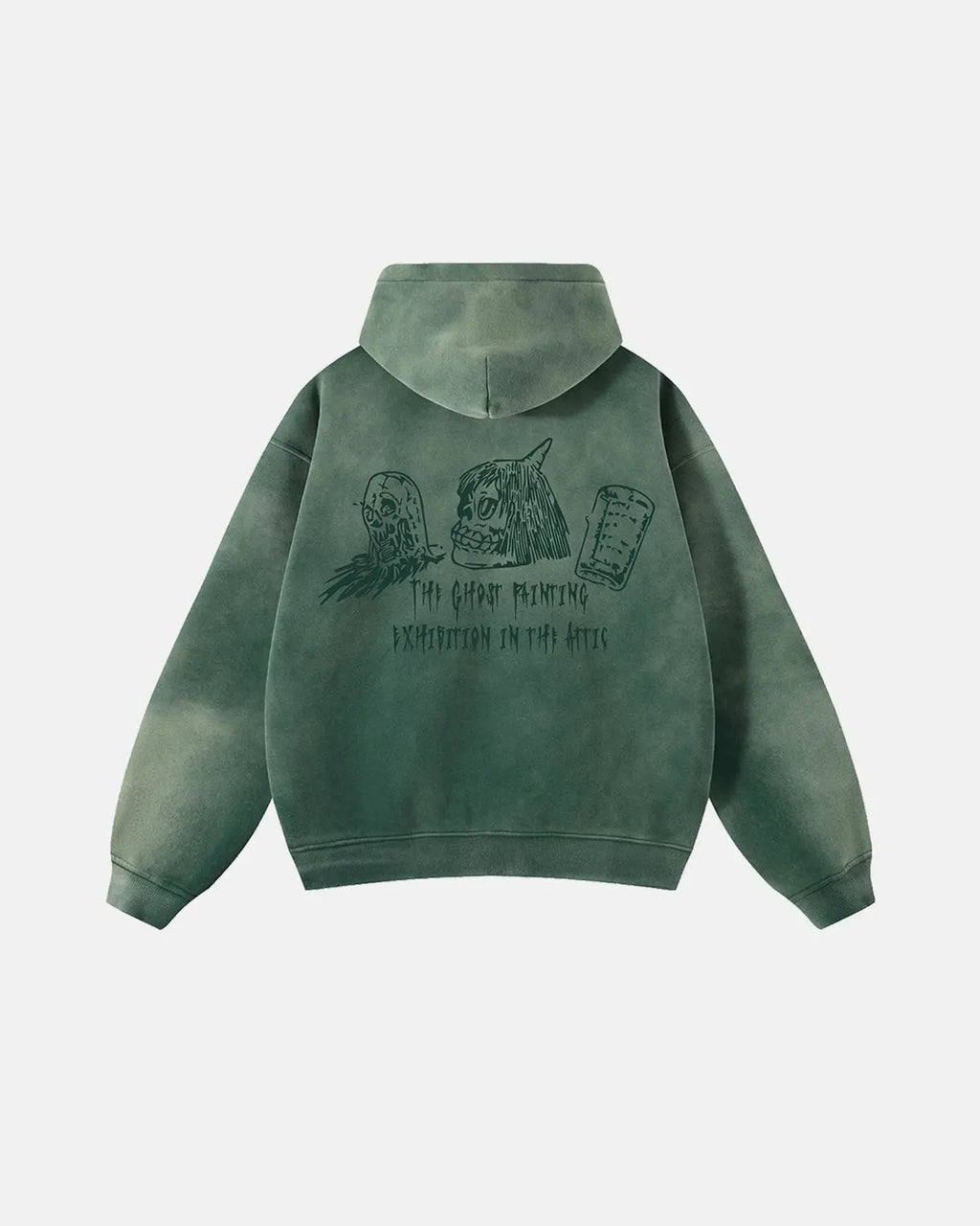 Graphic Monkey Wash Zip Up Hoodies | Flation Streetwear