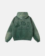 Graphic Monkey Wash Zip Up Hoodies | Flation Streetwear