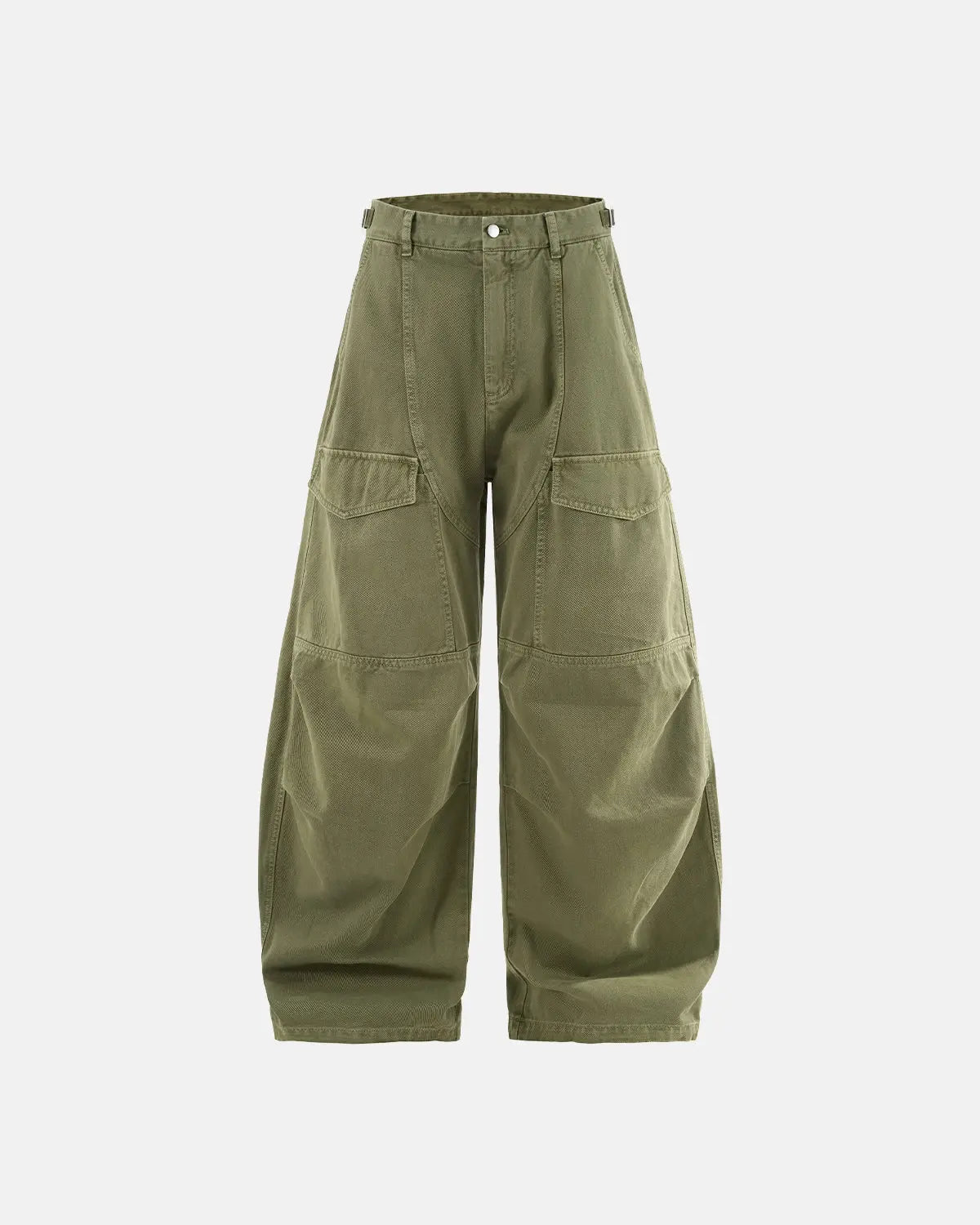 Multi Pockets Garment Washed Cargo Pants | Flation Streetwear