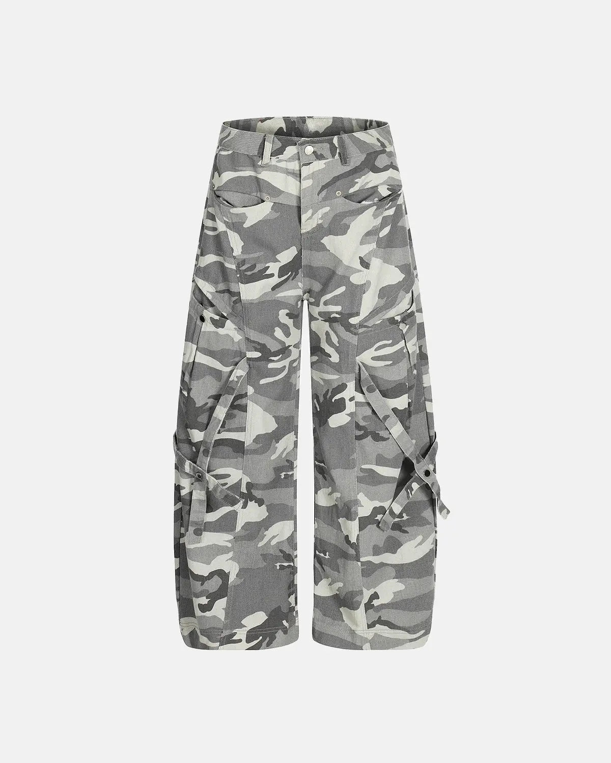 Multi-Pockets Barrel Camouflage Cargo Pants | Flation Streetwear