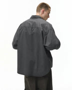Acid Wash Cargo Shirt Jacket | Flation Streetwear