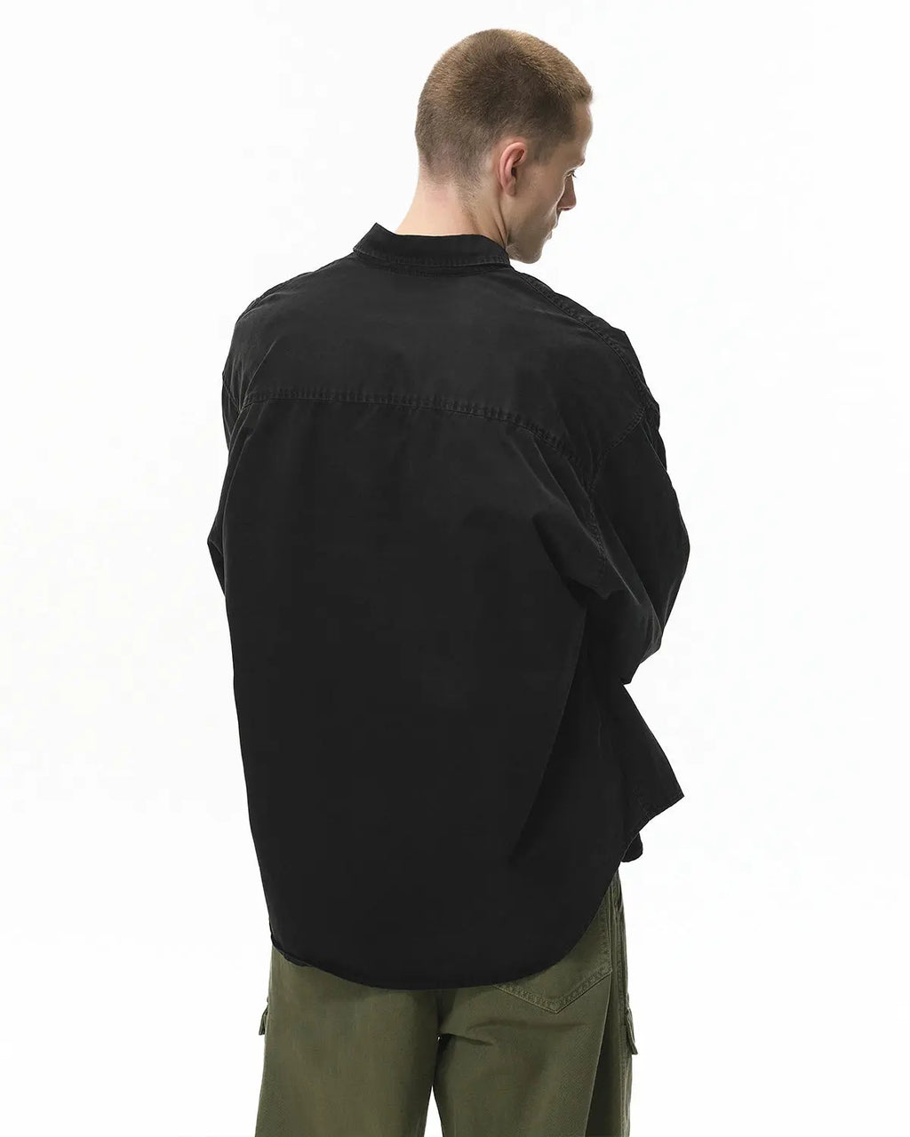 Acid Wash Cargo Shirt Jacket | Flation Streetwear