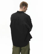 Acid Wash Cargo Shirt Jacket | Flation Streetwear